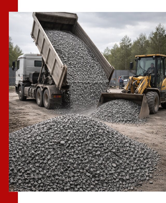 Доставка и продажа щебня гранитного в Домодедово