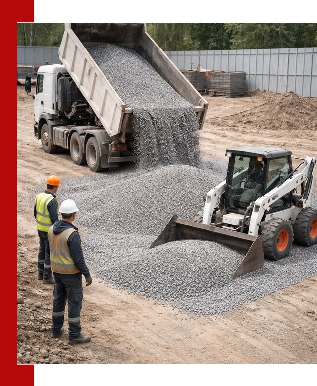 Доставка и продажа гранитного щебня фракции 0-5 в Домодедово