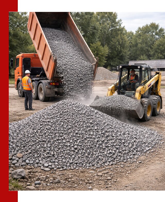 Купить гранитный щебень фракции 5–10 в Домодедово с доставкой