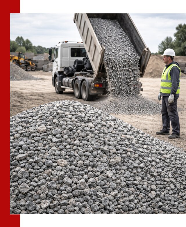 Доставка и продажа гранитного щебня фракции 5-20 в Домодедово