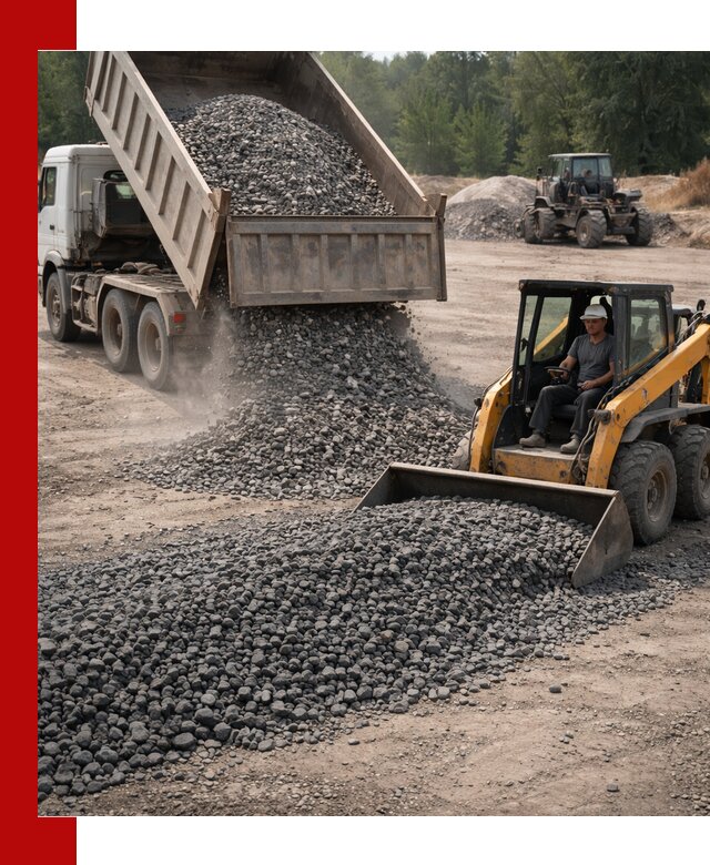 Гранитный щебень фракция 40-70 с доставкой в Домодедово