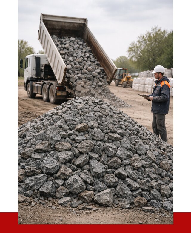 Гранитный щебень фракция 100-200 в Домодедово от 4421 р. ПРОНЕРУДДмд