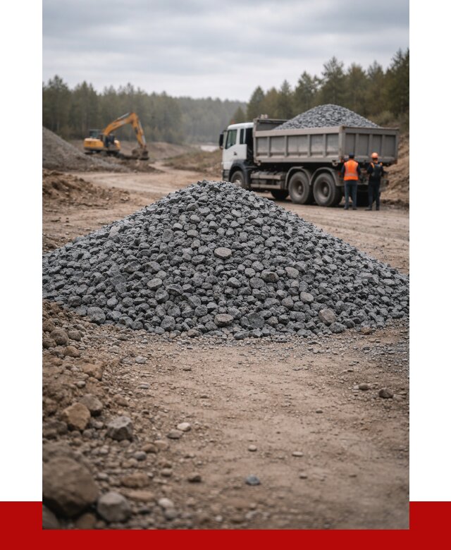 Щебень габбро диабаз фракция 40-70 в Домодедово от 2316 р-ПРОНЕРУДДмд