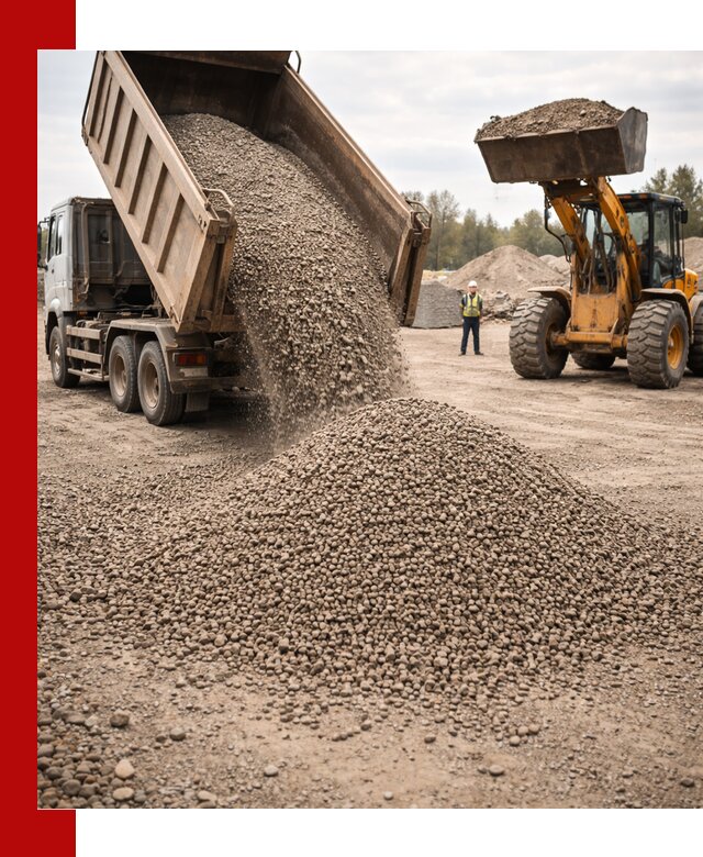 Гравийный щебень фракция 3–10 с доставкой в Домодедово