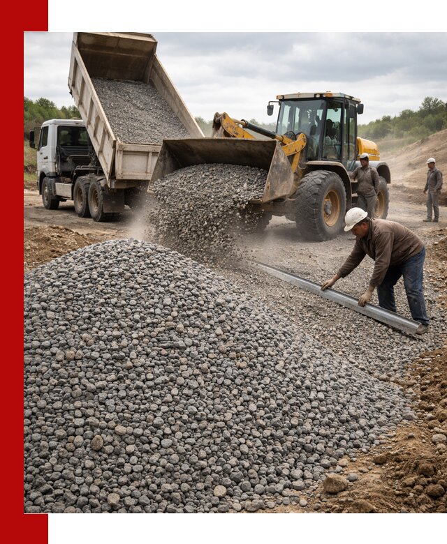 Гравийный щебень фракция 5-20 с доставкой в Домодедово