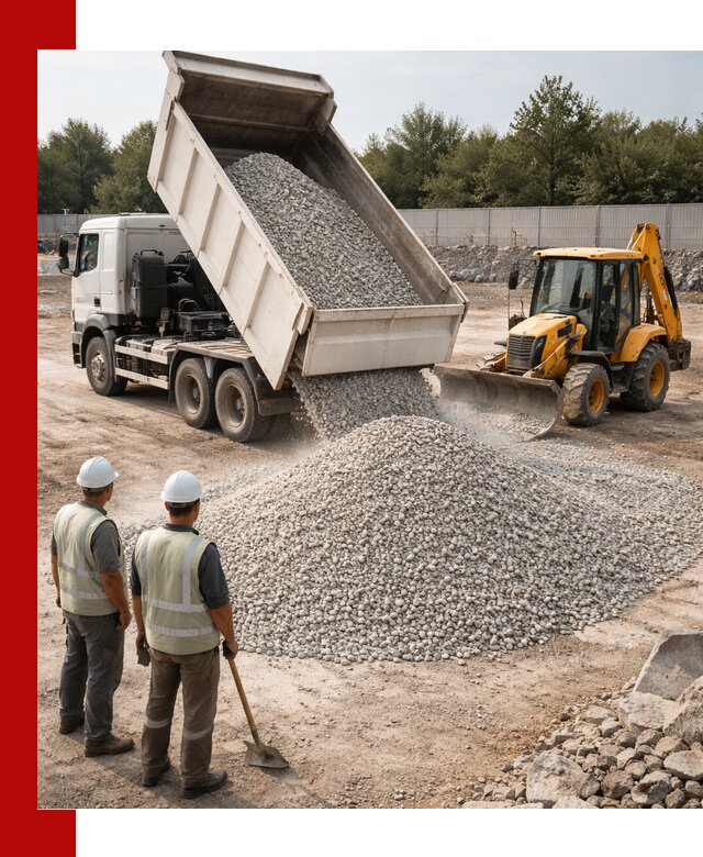 Купить известняковый щебень фракции 5–10 мм с доставкой в Домодедово