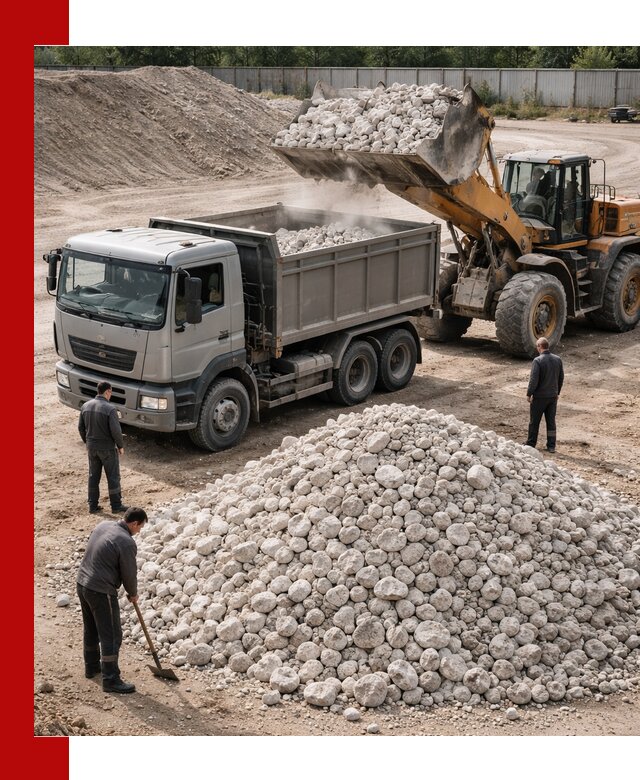 Известняковый щебень фракция 70–150 с доставкой в Домодедово