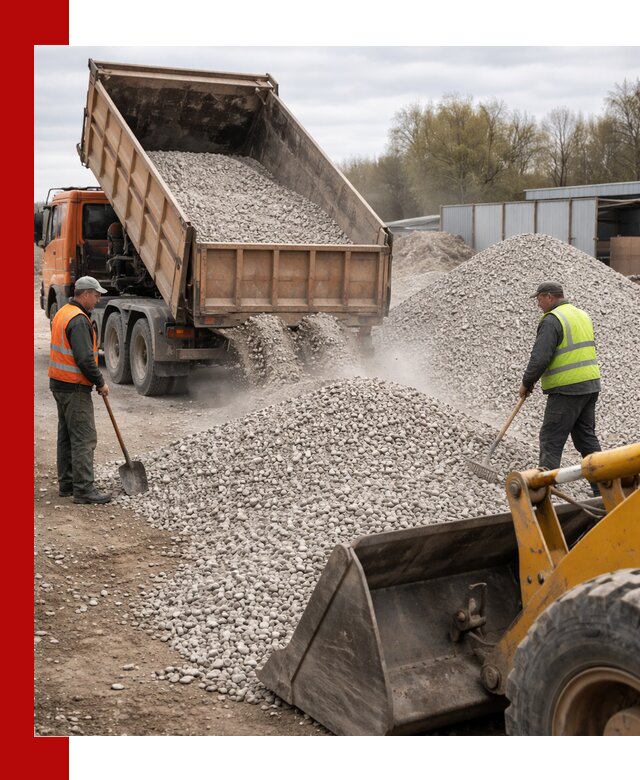 Доломитовый щебень фракции 5-20 с доставкой в Домодедово