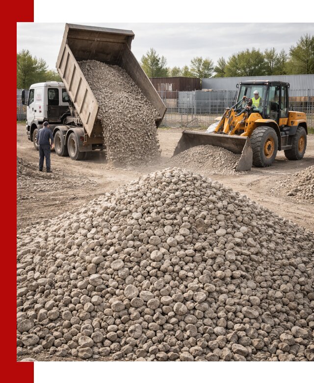 Доломитовый щебень фракции 20–41 с доставкой в Домодедово