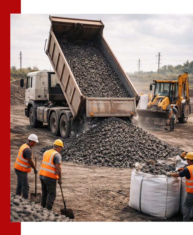 Шлаковый щебень фракция 40-70 с доставкой в Домодедово