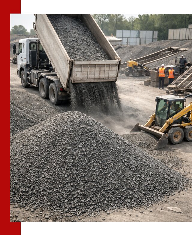 Вторичный щебень фракция 0–5 с доставкой в Домодедово