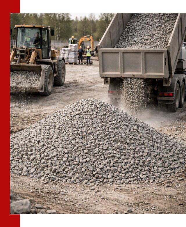 Вторичный щебень фракции 5-20 в Домодедово — доставка и продажа крупнотоннажно