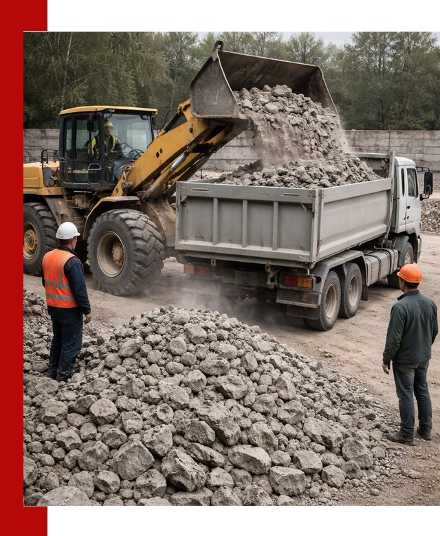 Вторичный щебень фракция 70–150 в Домодедово с доставкой