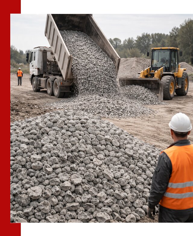 Доставка бетонного щебня фракции 20-40 в Домодедово