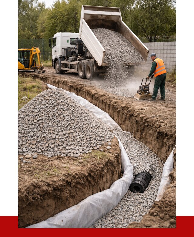 Щебень для дренажа в Домодедово от 1947 р., ПРОНЕРУДДмд доставка