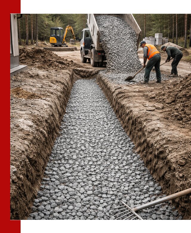 Щебень для дренажа с доставкой в Домодедово высокого качества