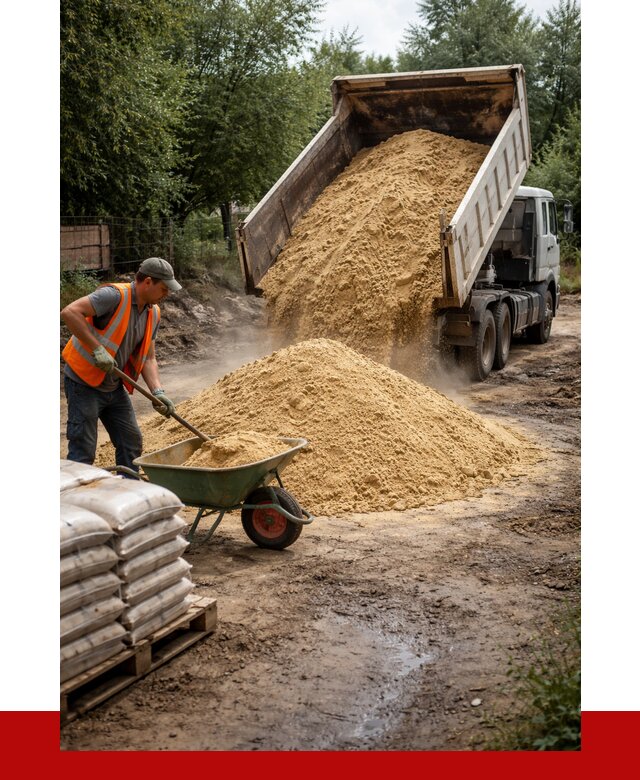 Купить песок с доставкой в Домодедово от 1895 р. | ПРОНЕРУДДмд