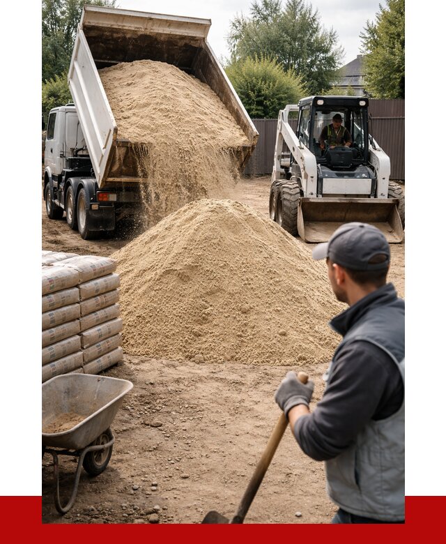 Мытый речной песок с доставкой в Домодедово от 1526 р. | ПРОНЕРУДДмд
