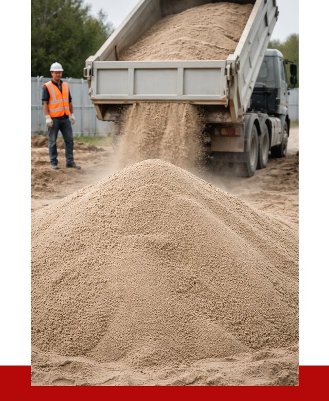 Купить сеяный песок с доставкой в Домодедово от 2316 р ПРОНЕРУДДмд