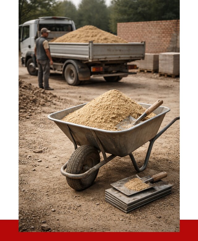 Песок для кладки в Домодедово с доставкой от 2316 р. | ПРОНЕРУДДмд