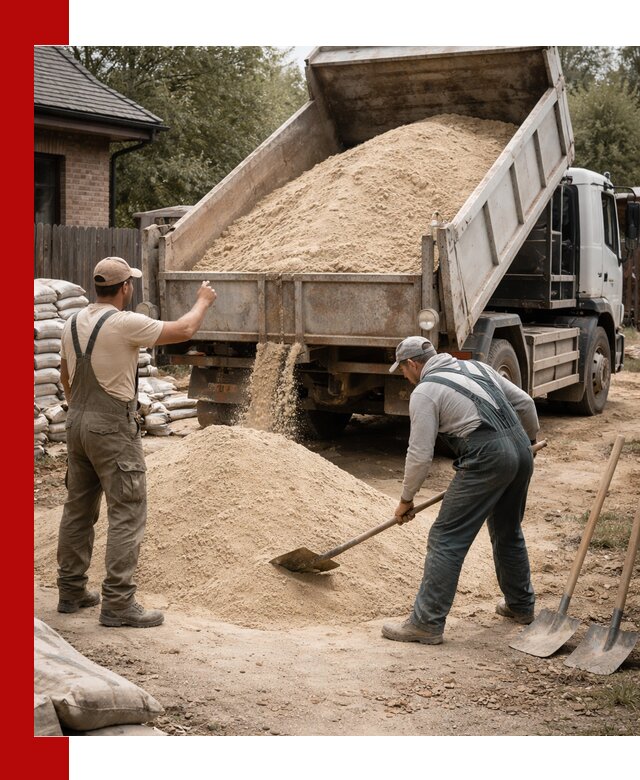 Песок для штукатурки с доставкой в Домодедово качественный и чистый
