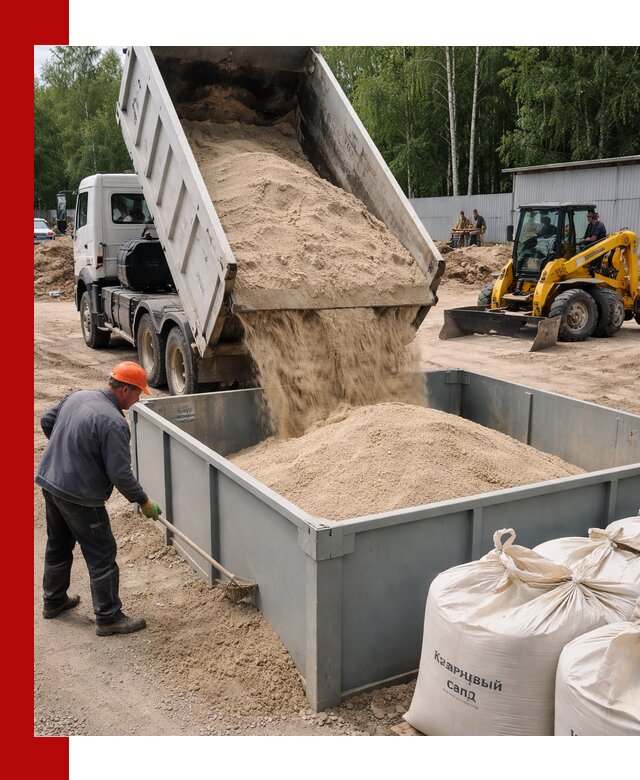 Кварцевый песок для фильтра в Домодедово — доставка и качество