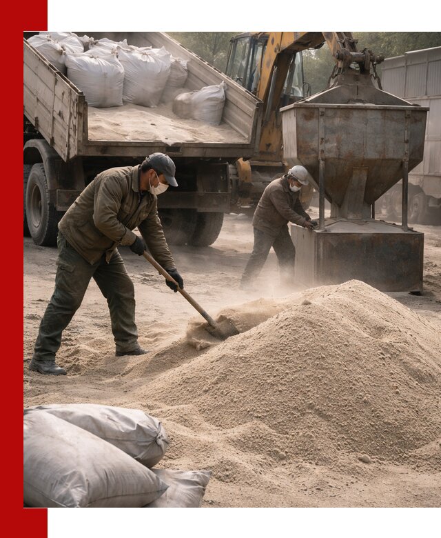 Кварцевый песок для пескоструя в Домодедово — доставка и качество