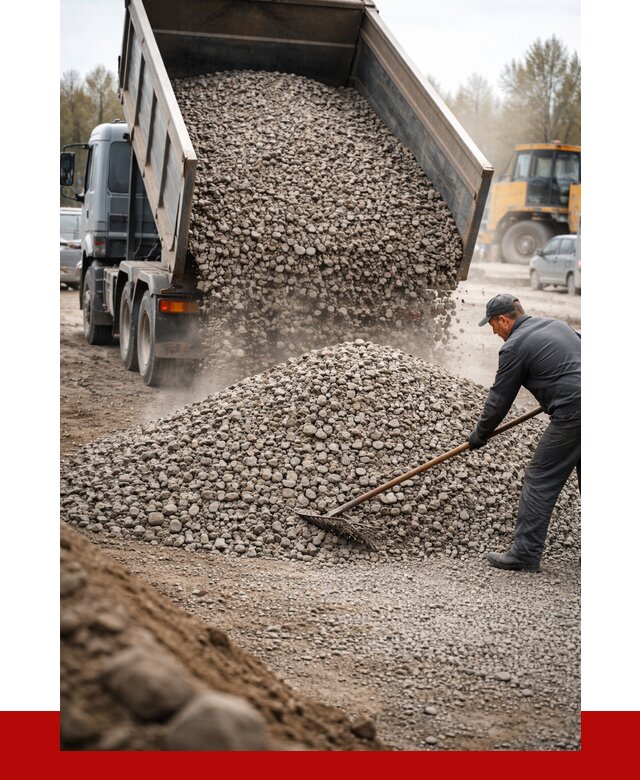 Гравий фракция 20-40 в Домодедово от 2632 р. доставка | ПРОНЕРУДДмд