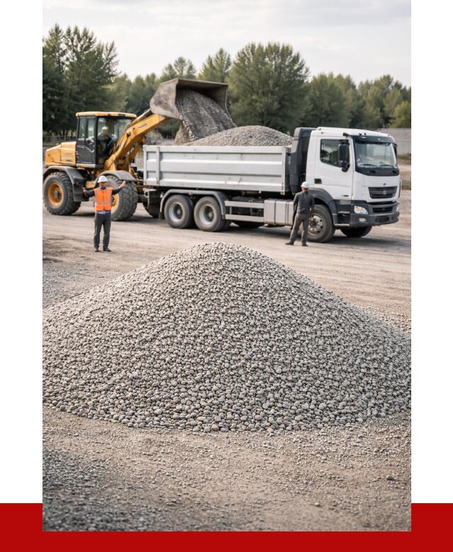 Купить мытый гравий в Домодедово от 3684 р, доставка ПРОНЕРУДДмд