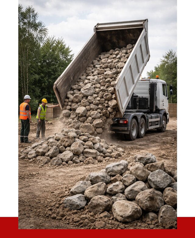 Купить булыжник в Домодедово с доставкой от 4737 р. за куб | ПРОНЕРУДДмд