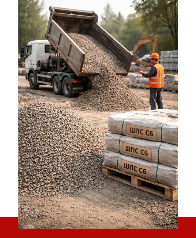 ЩПС С6 в Домодедово с доставкой от 2316 р. за куб | ПРОНЕРУДДмд
