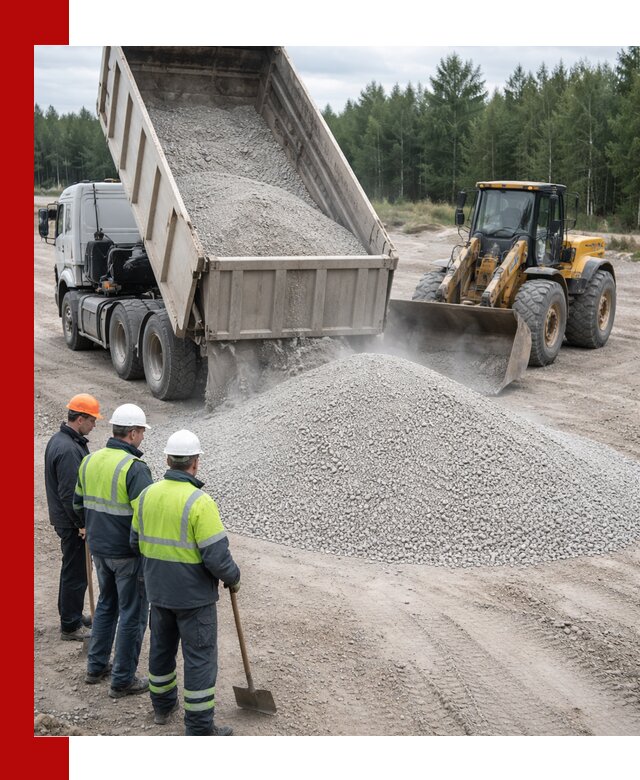 Известняковый отсев 0-5 доставка в Домодедово быстро и выгодно