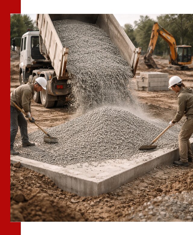 Доставка и продажа отсева для бетона в Домодедово