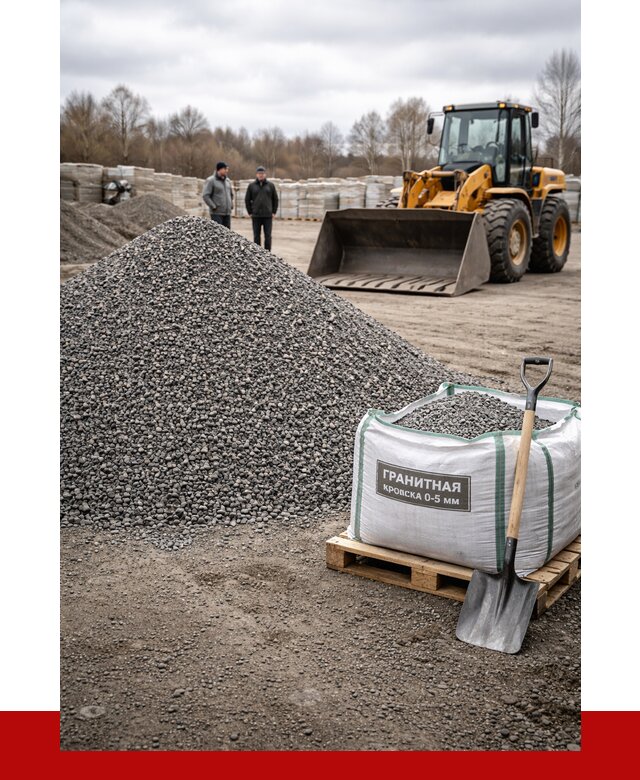 Купить гранитную крошку в Домодедово от 5052 р. с доставкой | ПРОНЕРУДДмд