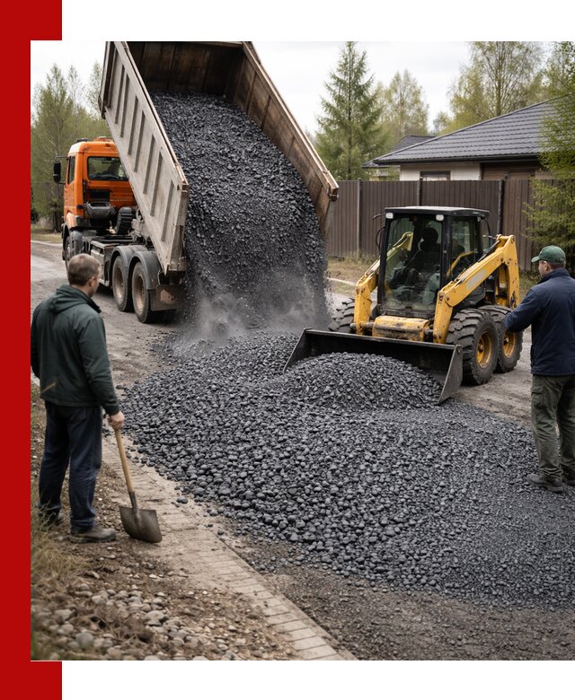 Крошка габбро с доставкой в Домодедово для строительных работ