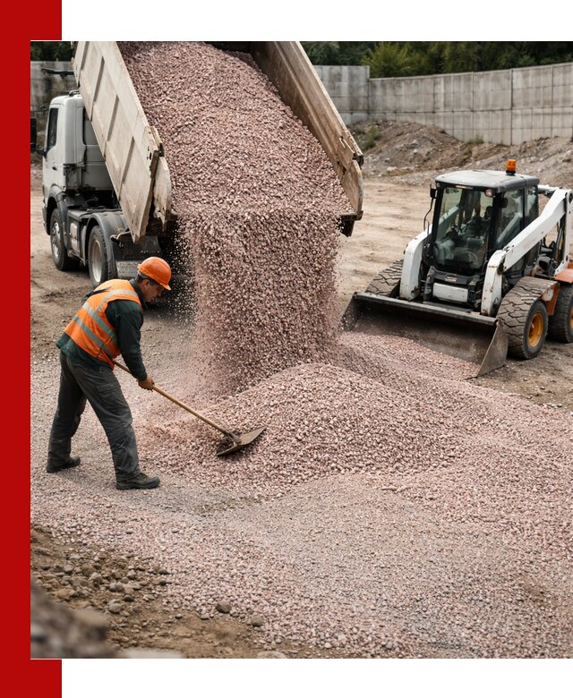 Крошка розовый гранит с доставкой в Домодедово от производителя