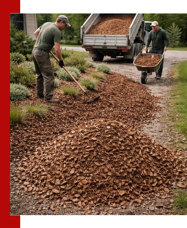 Крошка для мульчирования с доставкой в Домодедово