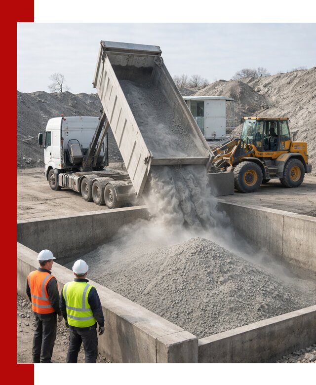 Доставка цемента навалом в Домодедово крупными партиями