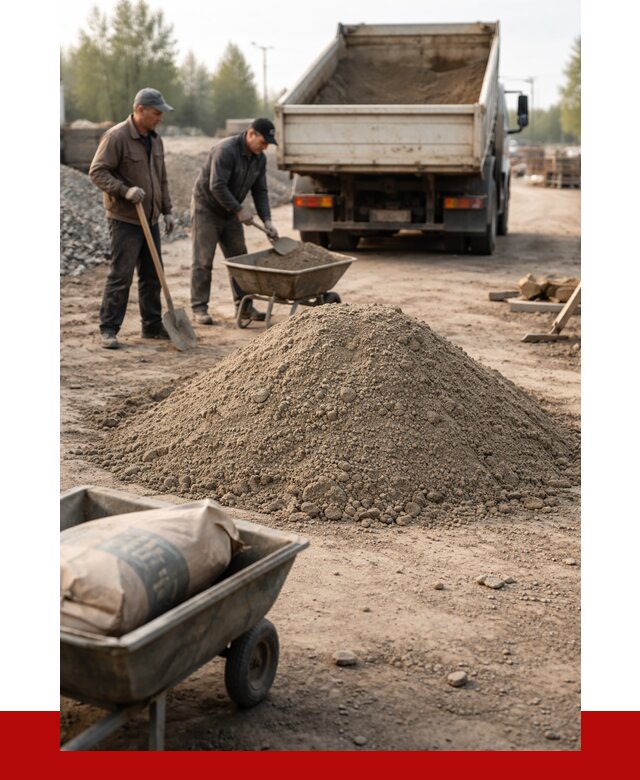 Цементно-песчаная смесь М150 в Домодедово от 4947 р. | ПРОНЕРУДДмд