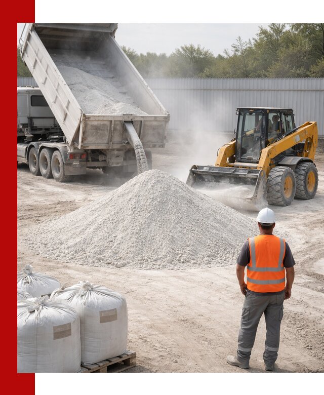 Доставка и продажа известняковой муки в Домодедово