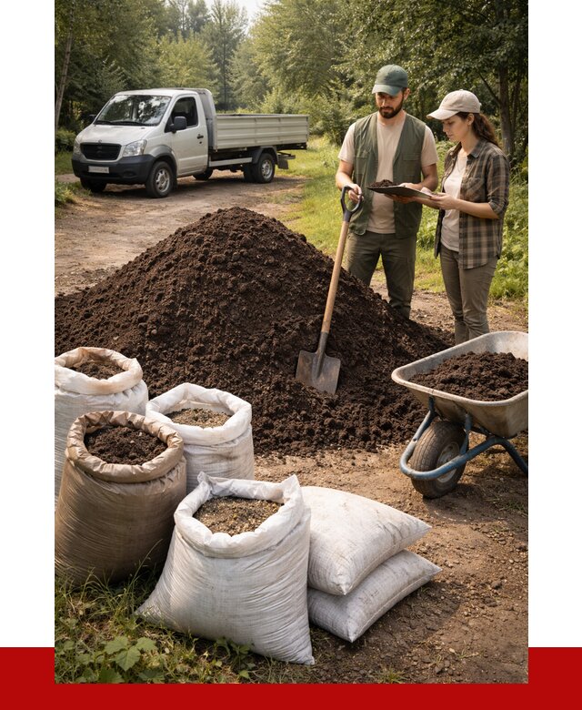 Купить грунт с доставкой в Домодедово от 4737 р. за м3 | ПРОНЕРУДДмд