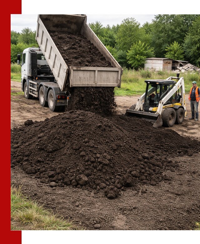 Поставка плодородной земли с доставкой самосвалом в Домодедово