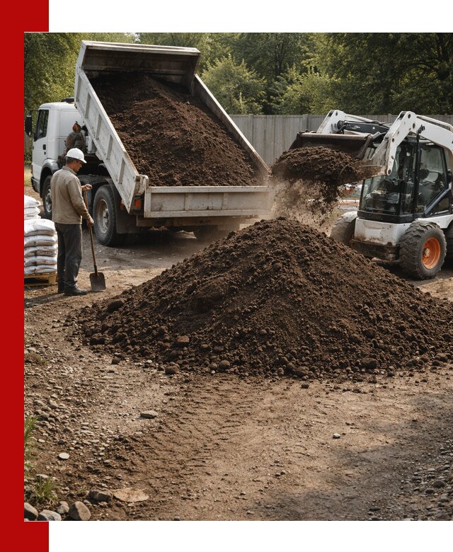 Доставка растительного грунта в Домодедово от производителя оптом и в розницу