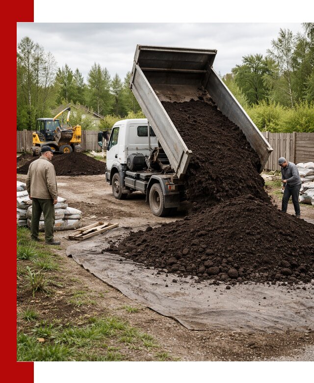Доставка качественного почвогрунта в Домодедово оптом и в розницу