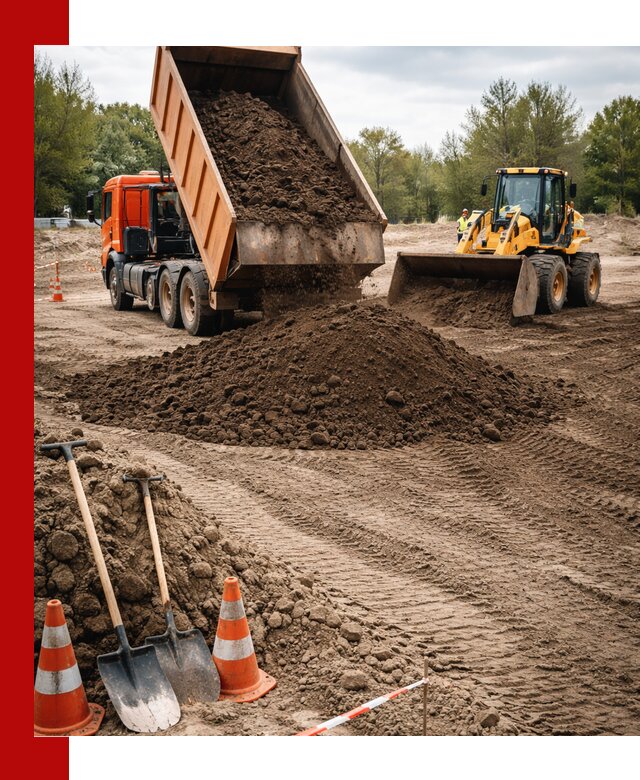 Поставка и доставка планировочного грунта в Домодедово