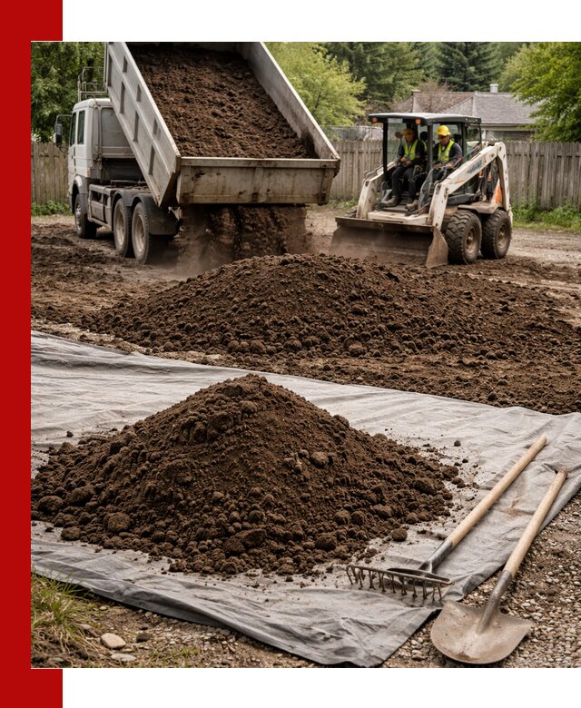 Грунт для отсыпки участка с доставкой в Домодедово