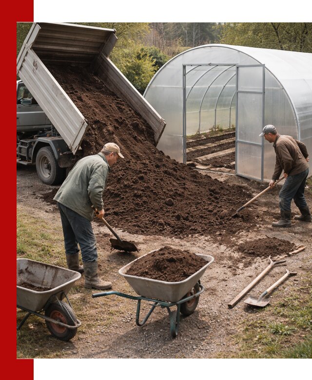 Грунт для теплицы с доставкой в Домодедово — плодородный субстрат под растения