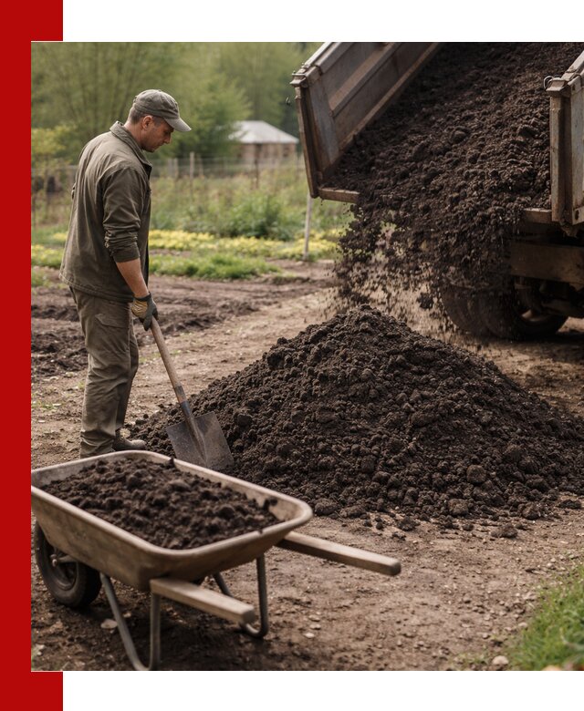 Доставка качественной земли для огорода в Домодедово