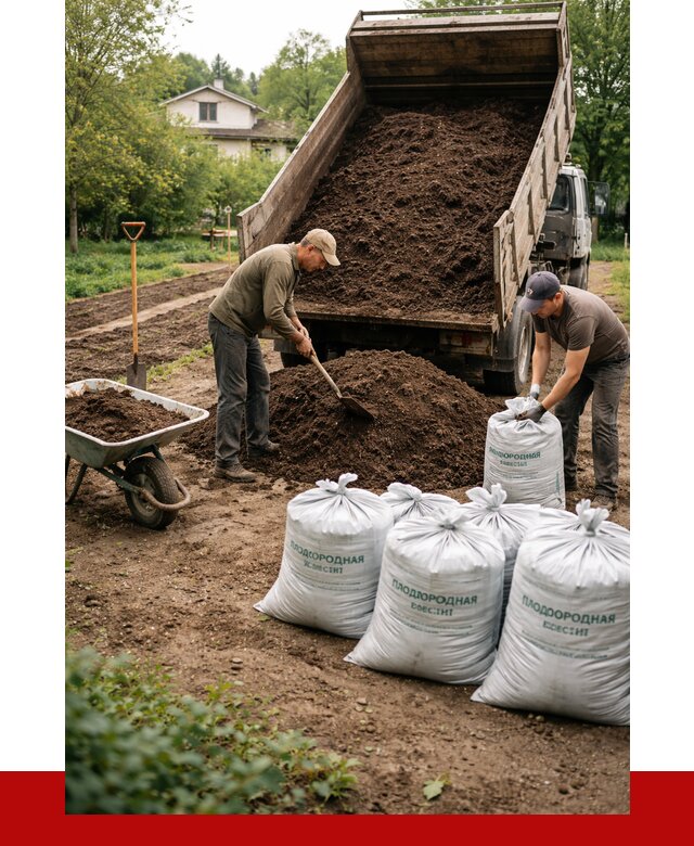 Плодородная смесь в Домодедово от 4421 р./куб с доставкой | ПРОНЕРУДДмд