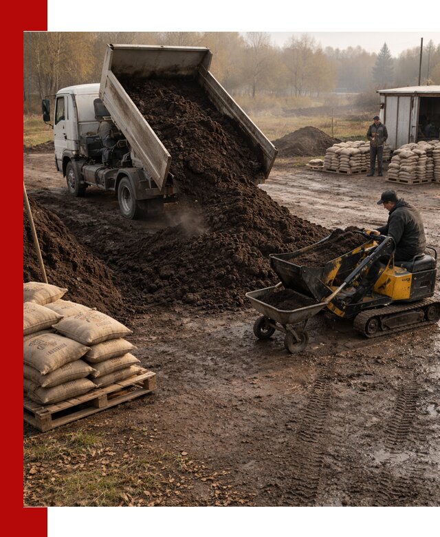 Кислый торф в доставке по выгодным ценам в Домодедово